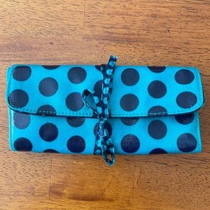 NWOT, Mossimo waxed canvas jewelry pouch